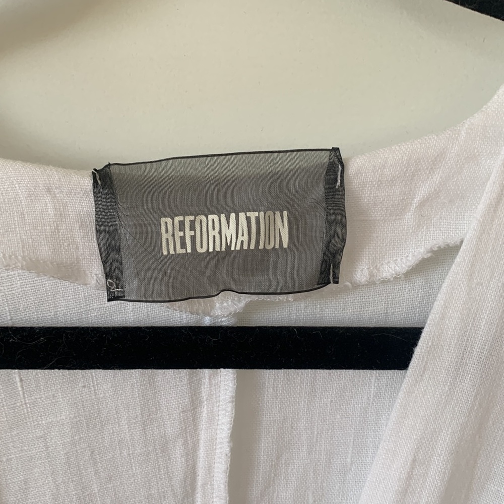 REFORMATION LINEN DRESS - Picture 4 of 10